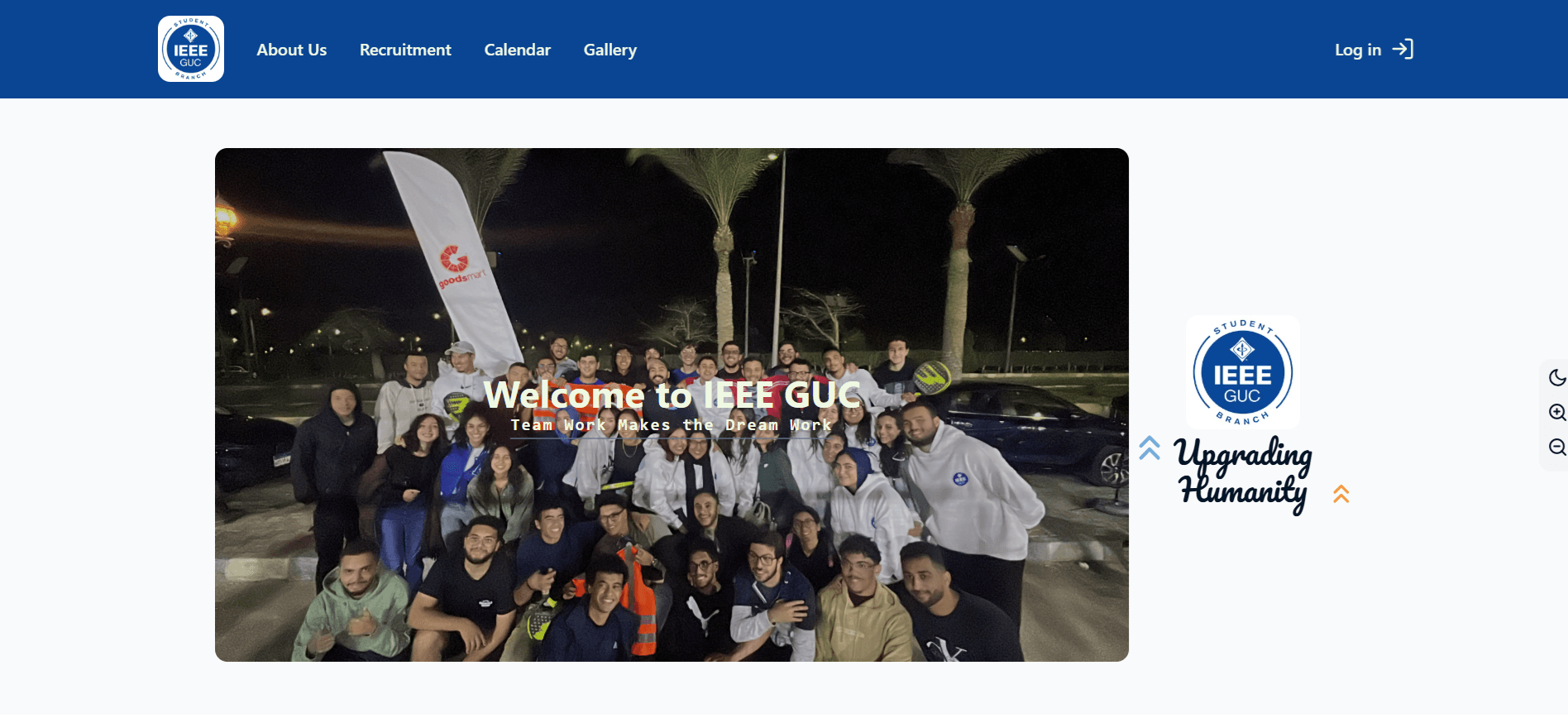 IEEE GUC - Full stack website by John Fayez Roufaeil