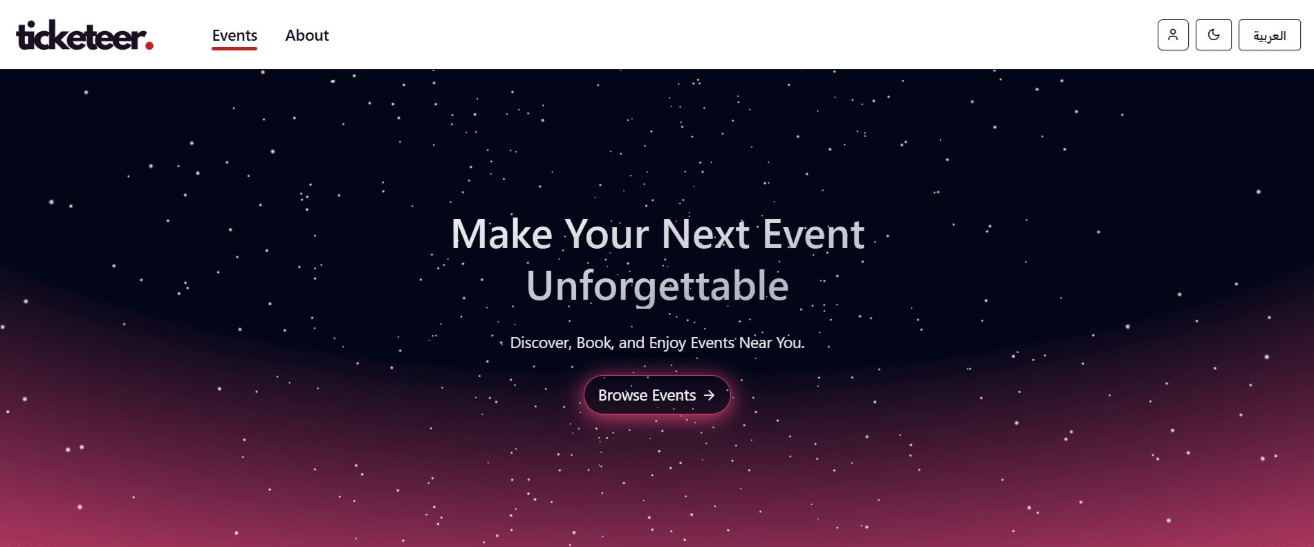 Ticketeer - Full stack website by John Fayez Roufaeil